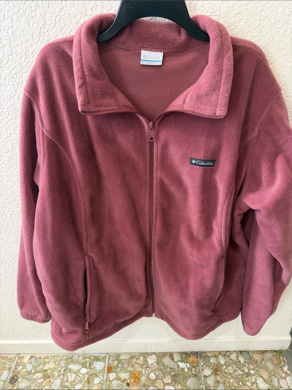 Columbia Women’s Dusty Rose Full-Zip Teddy Fleece